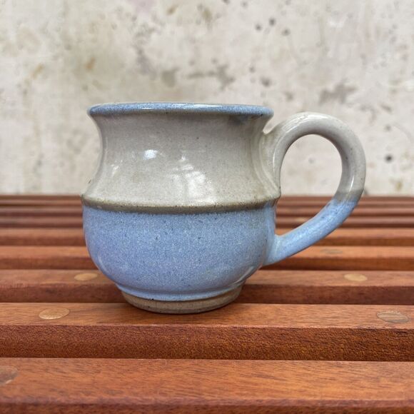 Vintage Overland Pottery Blue Ceramic Coffee/Tea Mug Studio Pottery - Picture 3 of 5
